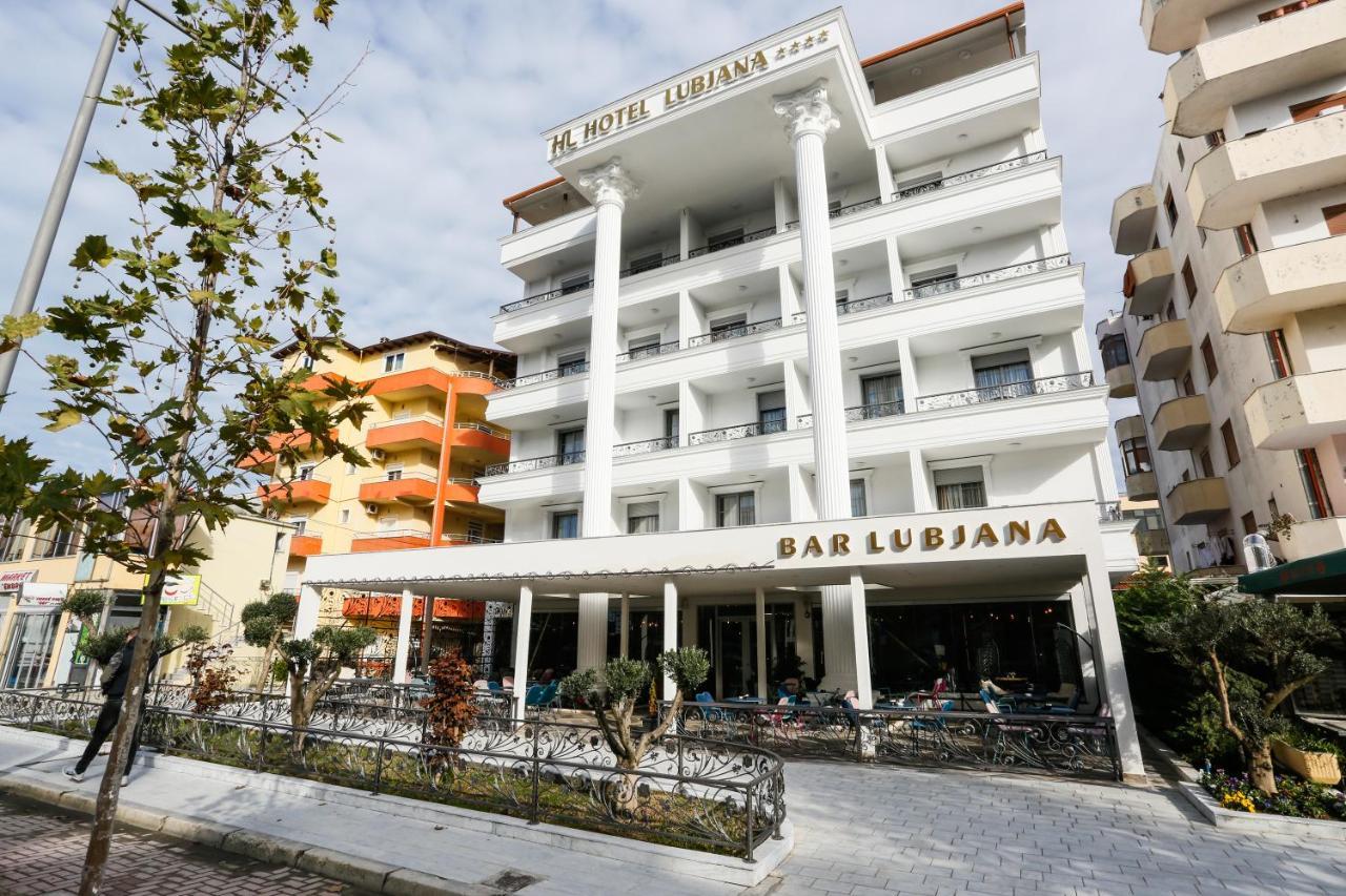Lubjana Hotel Durrës Exterior foto
